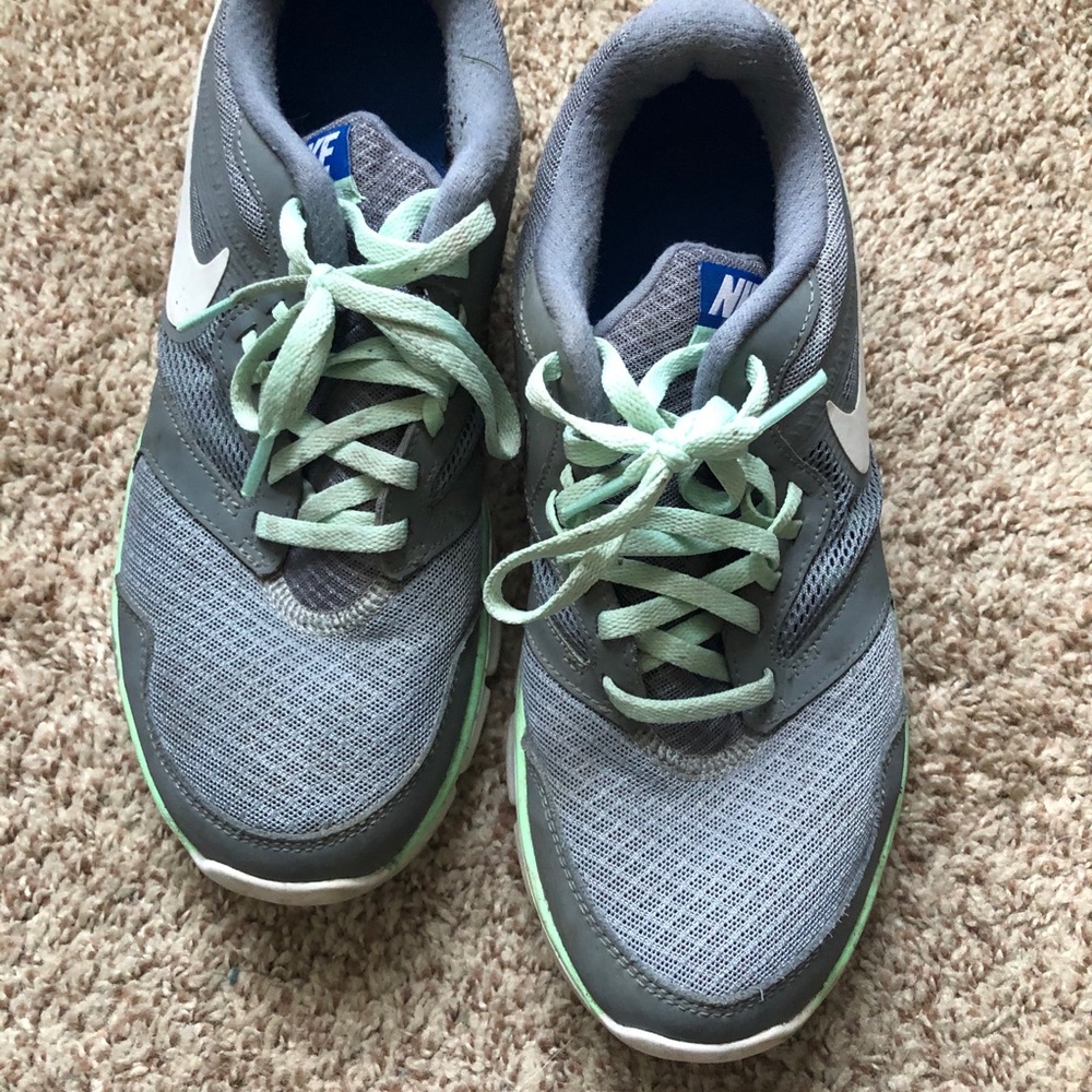 Grey & Teal Nikes